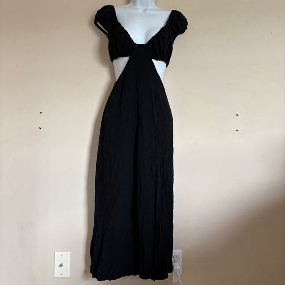 Hello Molly - IN YOUR EYES MAXI DRESS BLACK 4 - Picture 4 of 16